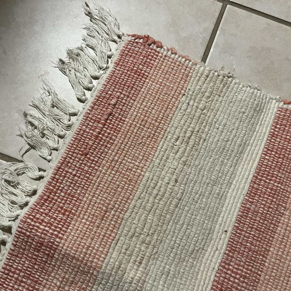 Small Heart shaped designs Area rug, Firm Price!